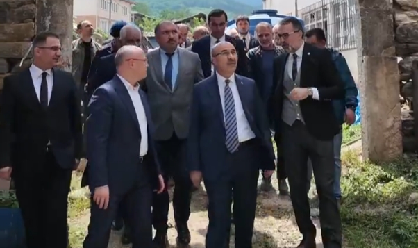 Bursa Valisi'nden Aksu köyüne ziyaret