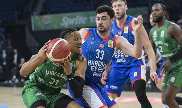 Bursaspor, Anadolu Efes'i yendi!