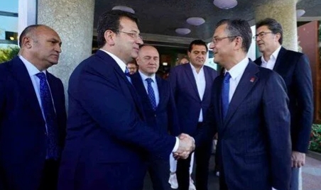 CHP lideri Özel'den İmamoğlu'na ziyaret
