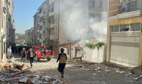 Çorlu'da korkutan patlama