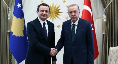 Cumhurbaşkanı Erdoğan Kosova Başbakanı Kurti’yi kabul etti