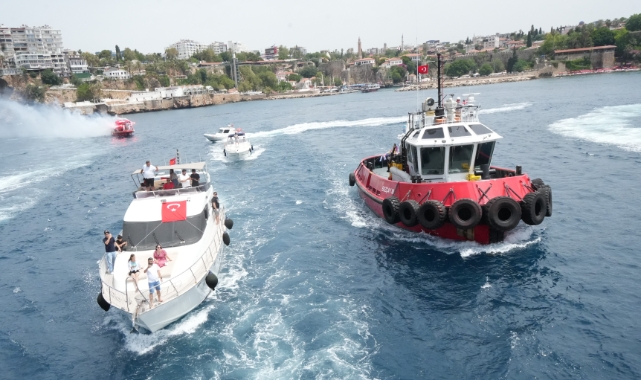 Denizde 19 Mayıs coşkusu