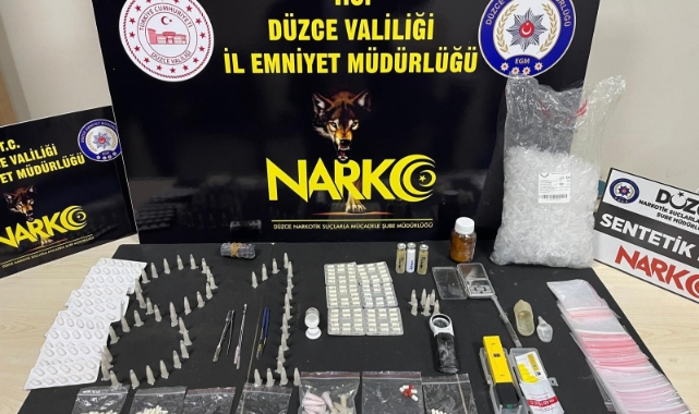 Düzce'de uyuşturucu operasyonu: 1 gözaltı