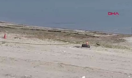 Eğirdir Gölü kıyısında el bombaları bulundu