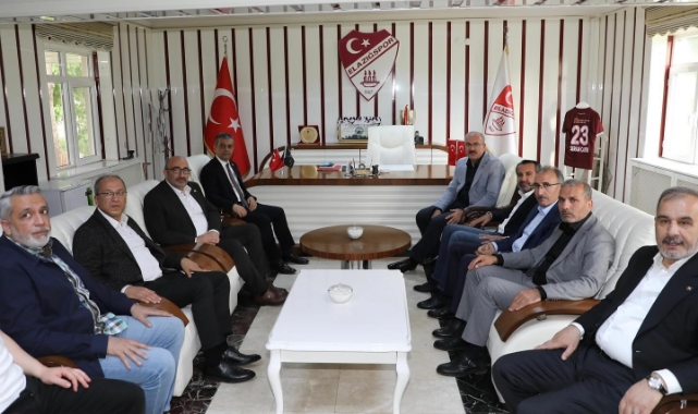 Elazığspor’a il protokolünden moral ziyareti
