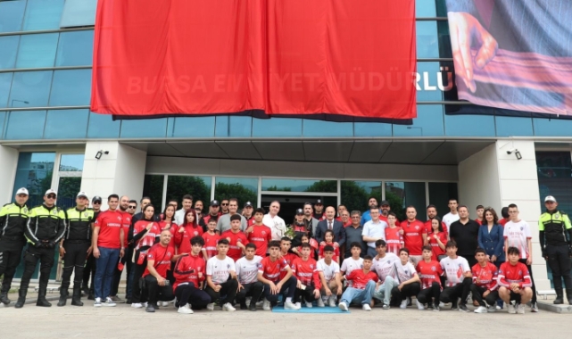 Emniyet Spor Kulübü'nden İl Emniyet Müdürlüğü ziyareti