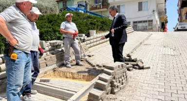Eski İtfaiye Bayırı’na merdiven kolaylığı