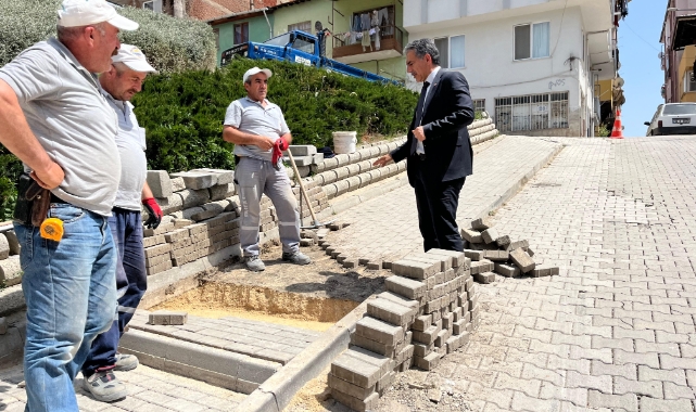 Eski İtfaiye Bayırı’na merdiven kolaylığı