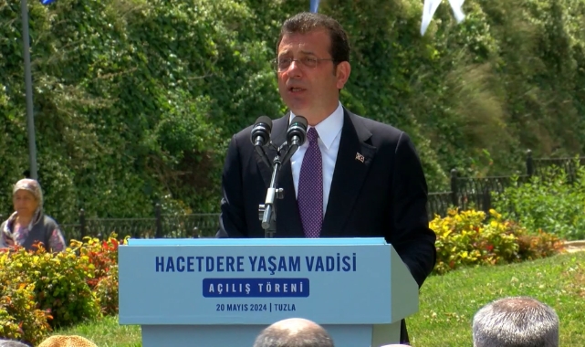 İmamoğlu: 14 yeni Yaşam Vadisini daha insanlarımızla buluşturacağız