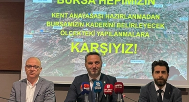 İMO Bursa Şubesi: Kent anayasası hazırlanmadan Bursa'nın kaderini belirleyecek yapılanmalara karşıyız