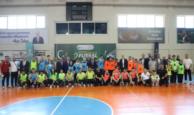 İnegöl protokolü engelliler için sahaya çıktı
