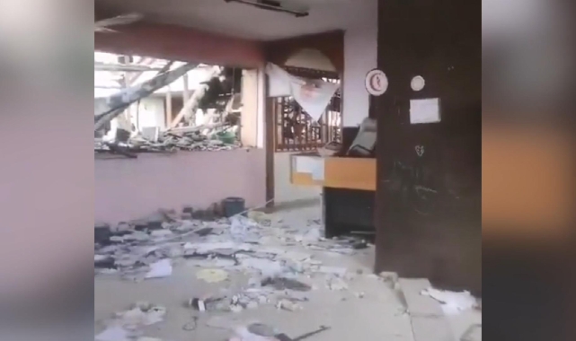 İsrail  Al-Amal Hastanesi ve çevresini hedef aldı