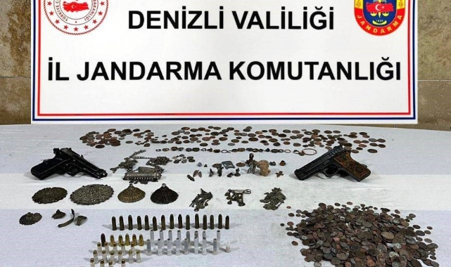 Jandarma çok sayıda tarihi eser ele geçirdi!