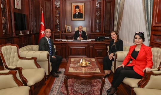 Kadir Binbaş Vali Demirtaş'ı ziyaret etti