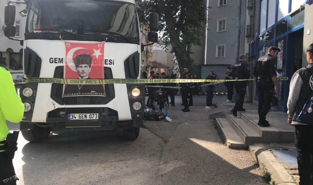 Kamyonun altında kalarak can verdi