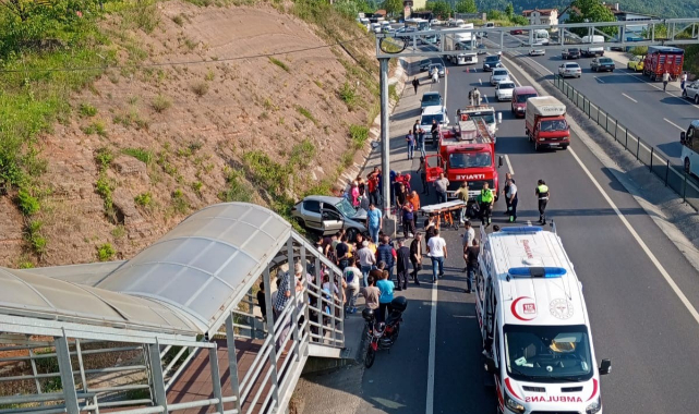 Karadeniz'de trafik kazası: 1 ölü, 3 yaralı