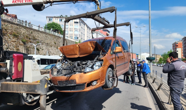 Karadeniz Ereğli'de zincirleme kaza