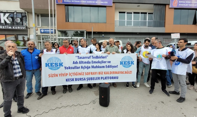 KESK Bursa işçilerin ve emekçilerin sesi oldu