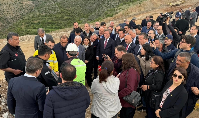 Komisyon İliç ilçesinde olay yerini inceledi