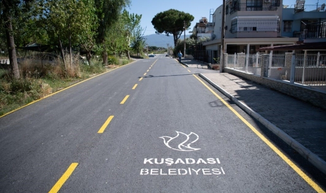 Kuşadası Belediyesi yol yapım sezonuna hızlı başladı