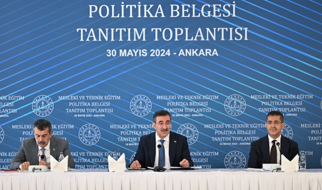 'Mesleki ve Teknik Eğitim Politika Belgesi'nin tanıtım toplantısı düzenlendi