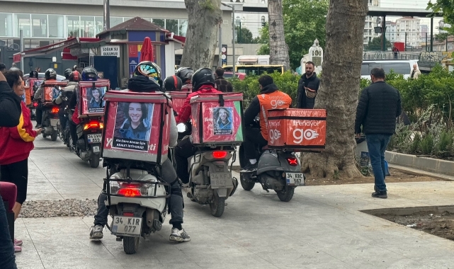 Motokuryelerden Ata Emre Akman için adalet konvoyu
