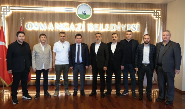 MÜSİAD Bursa'dan Erkan Aydın'a kutlama ziyareti