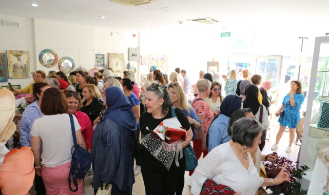 NİLSEM’li kadınların eserleri göz doldurdu