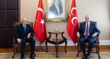 Numan Kurtulmuş ile Devlet Bahçeli bir araya geldi