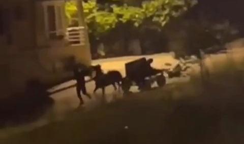 Polis ile at arabalı şüpheliler arasında kovalamaca!
