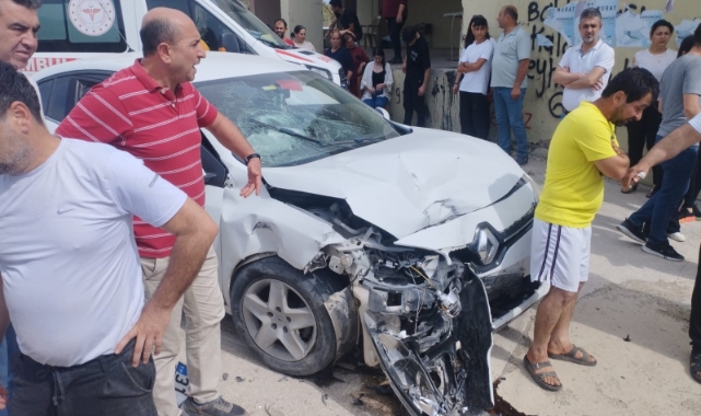 Samandağ’da trafik kazası