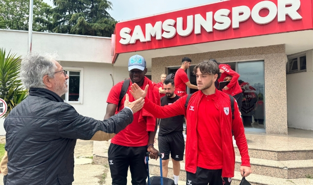Samsunspor, ligin son deplasmanı için yola çıktı