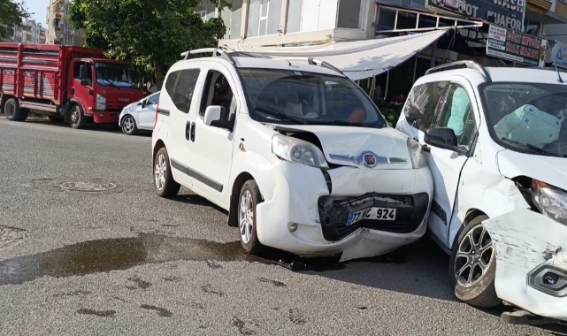 Siirt'te maddi hasarlı trafik kazası