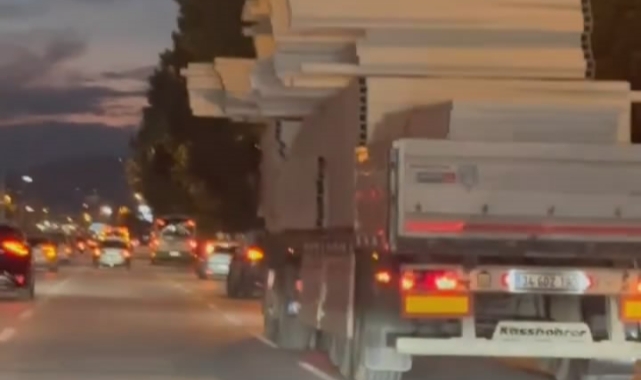 Tehlikeli taşımacılık böyle görüntülendi