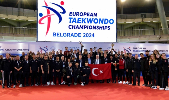 Türkiye, taekwondoda üst üste ikinci kez takım halinde Avrupa şampiyonu oldu
