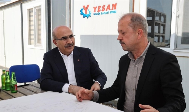 Vali Mahmut Demirtaş, YESAN'ı inceledi