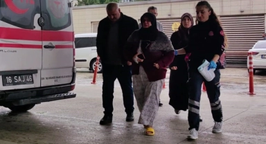 Yangında mahsur kalan kadın kurtarıldı!