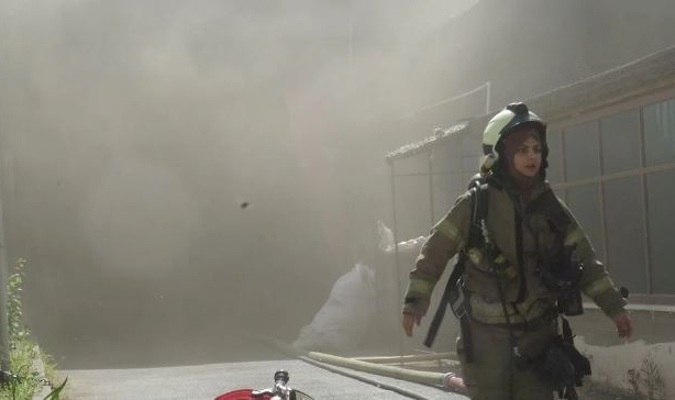Yangında yaralanan işçi kurtarılamadı