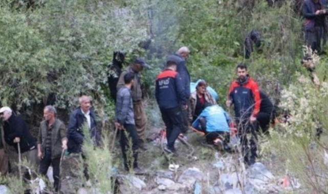 Yaralanan kadının yardımına Mehmetçik koştu