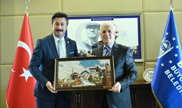Yenişehir Belediye Başkanı Özel, Başkan Bozbey'i ziyaret etti