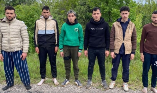 Yurt dışına gitmeye çalışan 6 kaçak göçmen yakalandı