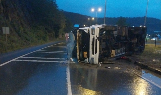 Zonguldak’ta trafik kazası: 1 yaralı