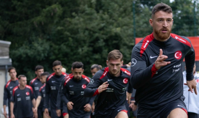 A Milli Takım, maçı hazırlıklarına devam etti