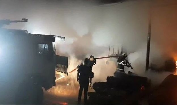 Adana’da ahşap atölyesinde korkutan yangın