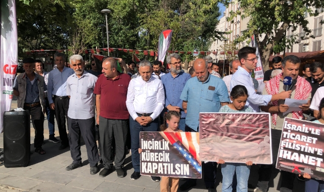 Adıyaman’da İsrail protesto edildi