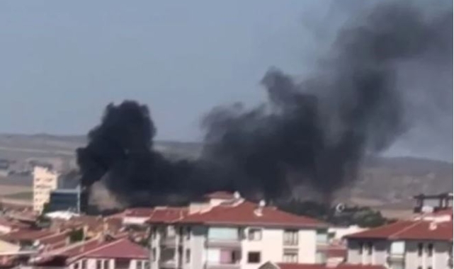 Ankara’da iş hanında yangın çıktı