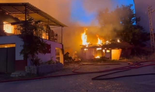 Ankara'da korkutan yangın