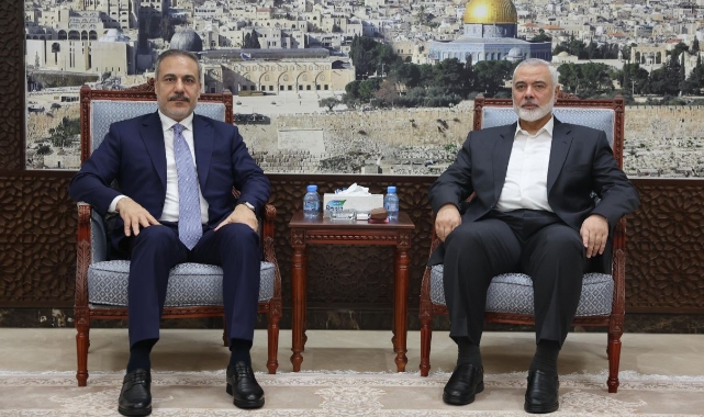 Bakan Fidan Hamas Siyasi Büro Başkanı Haniyye ile görüştü