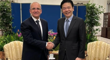 Bakan Şimşek, Singapur'da temaslarda bulundu