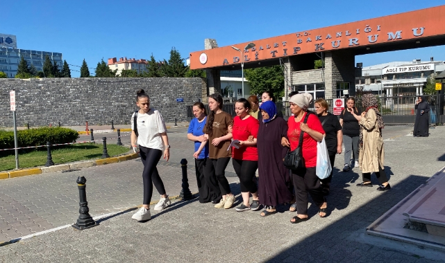 Balıkçılar tarafından cansız bedeni bulunan kadının cenazesi Adli Tıp Kurumu'ndan alındı